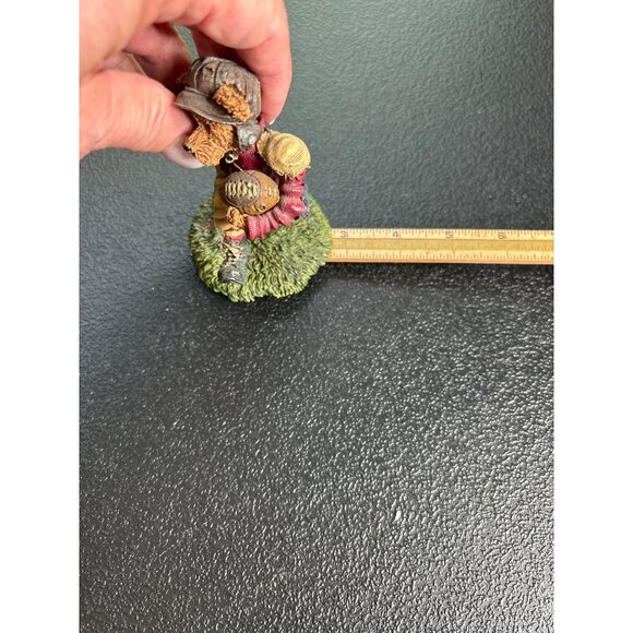 2001 Boyds Bear Bearstone TD Gridiron Touchdown Football Figurine - Picture 7 of 8